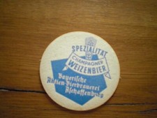 Bier Bierdeckel  Brauerei Baba Aktien Aschaffenburg