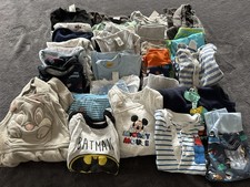 30 tlg Baby Erstausstattung Jungen Paket Kleidung Sachen 62