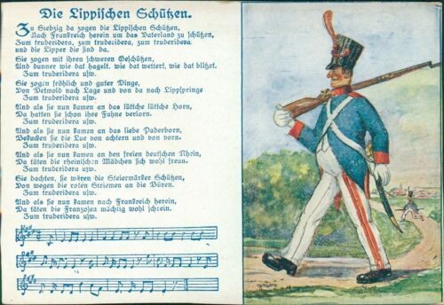 Ansichtskarte lippischen - ansichtskarte,