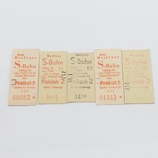 5 Fahrkarte Fahrschein
