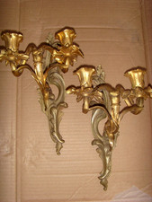 Wandleuchter Kerzenhalter 2