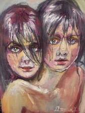 Ölbild Abstrakt Gemälde Modern Art Alexander Diener Akt Unikat Wandbild Frau