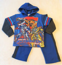 Jungen Jogger Kuschel Anzug Trainings Set TRANSFORMERS weich warm leicht G 92/98