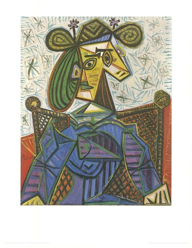 Pablo picasso femme assise - pablo, «femme