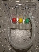 3-Kammer Atemtrainer Pulmogain Lungentrainer Spirometer Logopädie Therapie