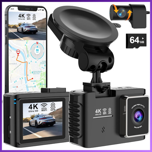 Dashcam vorne hinten - 4k,