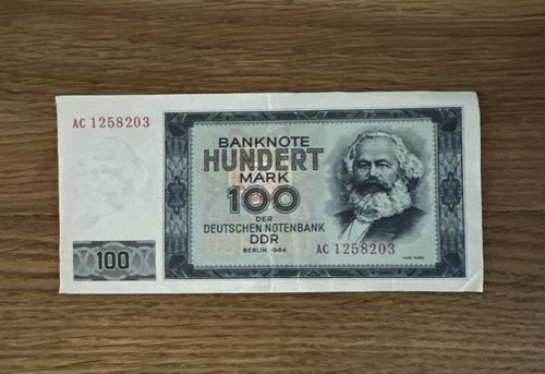 100 mark ddr banknote - ddr,