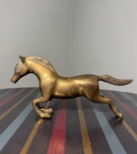 Vintage massiv Messing Pferd