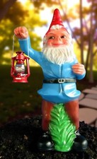 Gartenzwerg mit Laterne LED