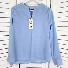 NEU / Ungetragen Street One  Bluse Gr. 36 /38 *  S/M blau Langarmbluse Tunika