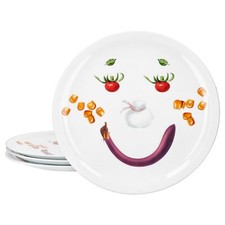 4er Set Smiley Pizzateller