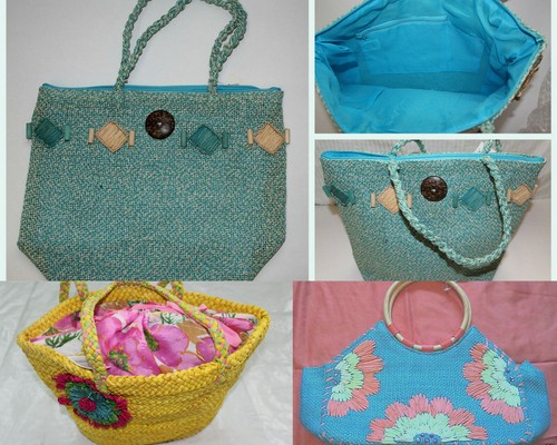 Strandtasche stroh korbtasche - strandtasche,