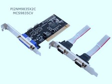 PCI Port-Erweiterungskarte 1 x LPT, 2 x RS-232 MOSCHIP MCS9835CV PI2NM9835X2C