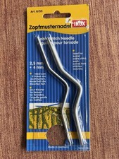 Zopfmusternadeln Stärke 2,5mm und 4mm
