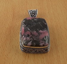 Rhodonit Stein 925 Sterling