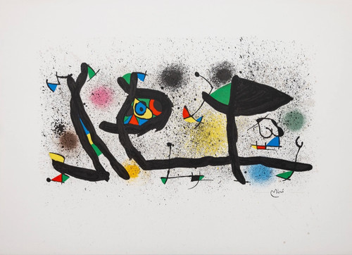 Joan miro farb - joan, lithographie