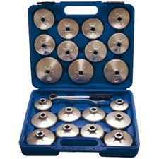 Ölfilterkappen-Satz aus Aluminium Universal Ölfilter Werkzeug 65-101 mm 21-tlg.