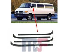 4x Fensterschachtleisten Dodge Ram Van Bj.80-97 außen innen Scheibendichtleiste