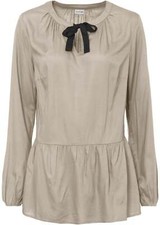 Neu Volant-Bluse mit Schleife