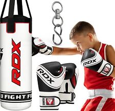 RDX Boxsack Kinder mit 6oz Handschuhe, 2FT Gefüllt Kickboxen Kids Punch Bag Set