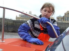 extra lange Gummihandschuhe