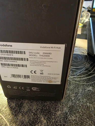 Vodafone internet wifi hub - internet,