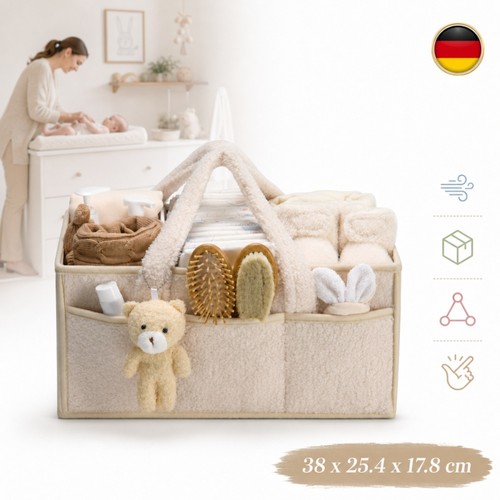 Wickeltasche polyester beige - polyester,