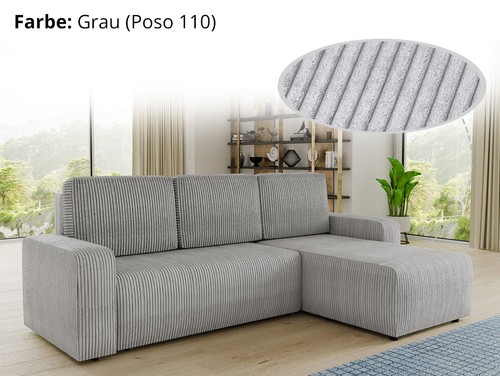 Ecksofa roma mit - l,