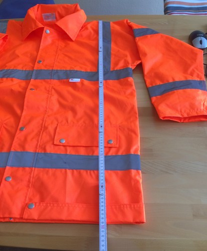 Warnschutz regenjacke orange - orange,
