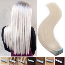 Russisch Tape In / On 100% Echthaar Remy Hair Extensions Haarverlängerung Tresse