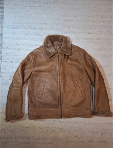 Lammfell shearling bikerjacke - lammfell/,