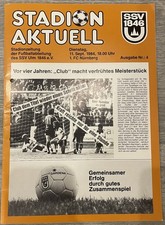Fussball-Programmheft   84/85  2. Liga    SSV Ulm 1846 - 1.FC Nürnberg