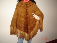 PELZJACKE ,NERZ  CAPE mit