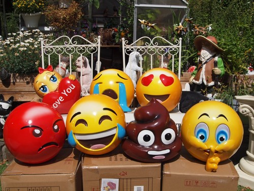 Emoji deko figur smiley - emoji,