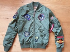 ALPHA INDUSTRIES MA-1 TT Bomberjacke Gr. M grün NEU