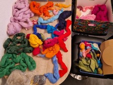 Bunte Märchenwolle Filzwolle