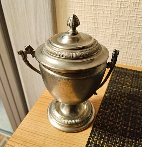 Zinn pokal becher - mit, deckel