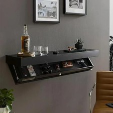 Wandregal holz mit verstecktem - wandregal,