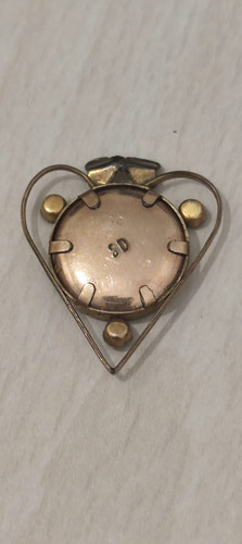 Antike jugendstil fotobrosche - antike,
