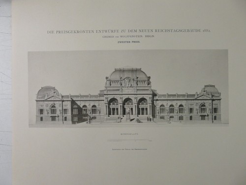 Reichstag entwurf cremer - reichstag,