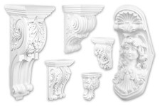 1 Konsole Wanddeko Stuck Wand Verzierung Antik Barock Dekor stabil große Auswahl