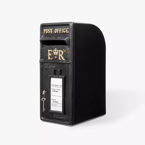Briefkasten schwarz design - schwarz, er