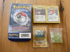 Pokemon Themendeck Starterset Base-Set mit Holo Karte Machomei Geöffnet