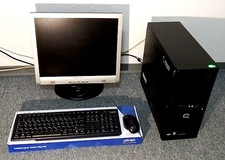 Hewlett Packard Compaq  315eu MT + 19" Monitor und Tastatur mit Maus 