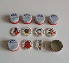 6 Stück Fanta Knibbelbilder von 1985 Österreich  mit original Verschlüsse - Mega