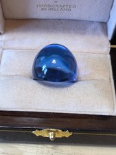 Lalique blauer Cabochon