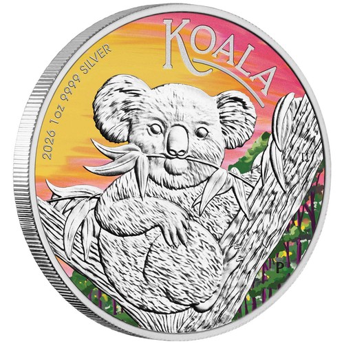 Silbermünze koala 2026 - silbermünze, 1