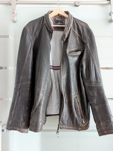 Herren leder jacke - leder,