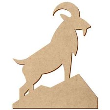 MDF Steinbock - Deko Basteln