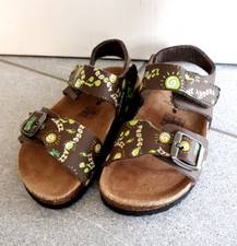 Pro Pedo Bio Sandalen Gr. 27 Hausschuhe Leder braun Junge Bio-Schlappen 27, top